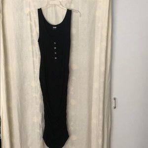 NOM maternity black sleeveless dress